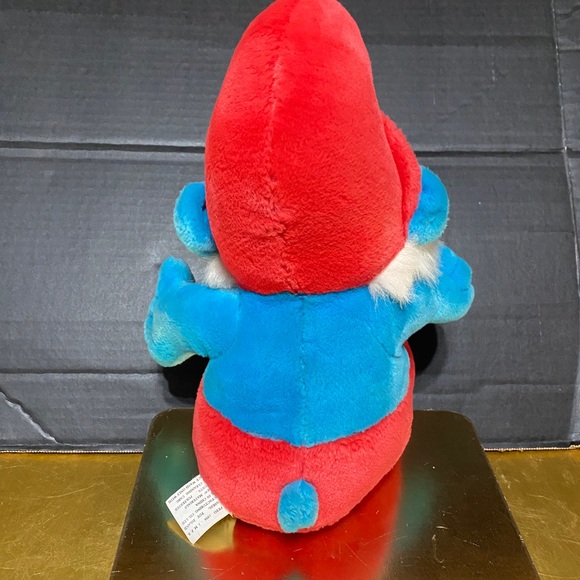 SMURF VTG 1996 PEYO PAPA MUSICAL SMURF PLUSH WORKS! PLAYS THEME SONG 12” SITTING - Picture 6 of 12